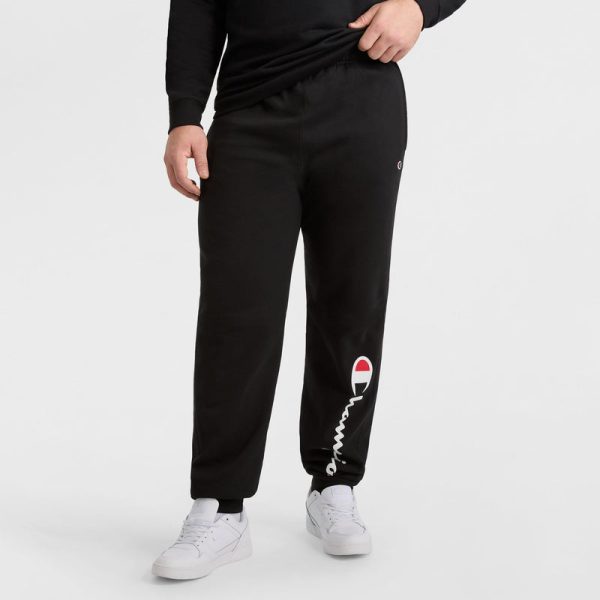 POWERBLEND JOGGERS, SCRIPT LOGO - BIG & TALL