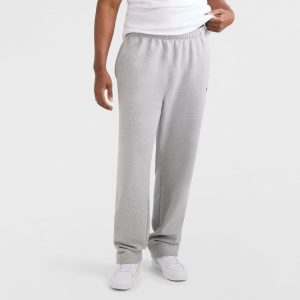 POWERBLEND SWEATPANTS, OPEN HEM, C LOGO - BIG & TALL