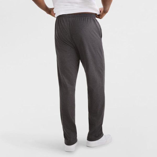 LIGHTWEIGHT LOUNGE PANTS, OPEN HEM, C LOGO - BIG & TALL - Image 2