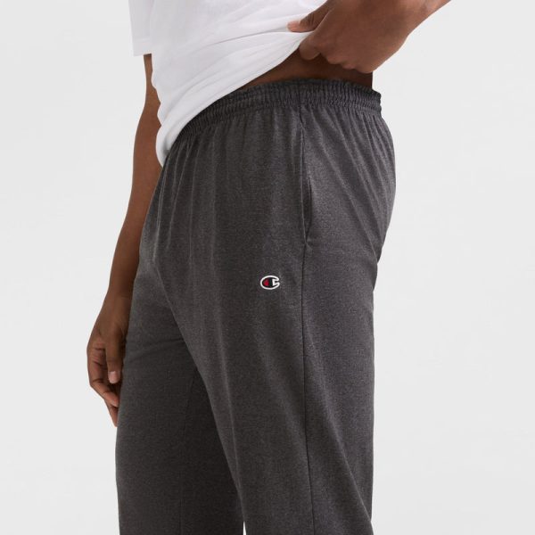 LIGHTWEIGHT LOUNGE PANTS, OPEN HEM, C LOGO - BIG & TALL - Image 3