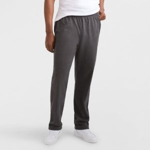 LIGHTWEIGHT LOUNGE PANTS, OPEN HEM, C LOGO - BIG & TALL