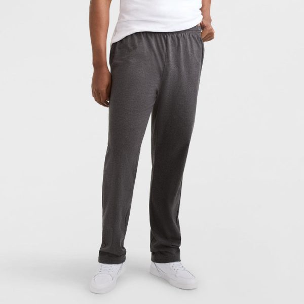 LIGHTWEIGHT LOUNGE PANTS, OPEN HEM, C LOGO - BIG & TALL