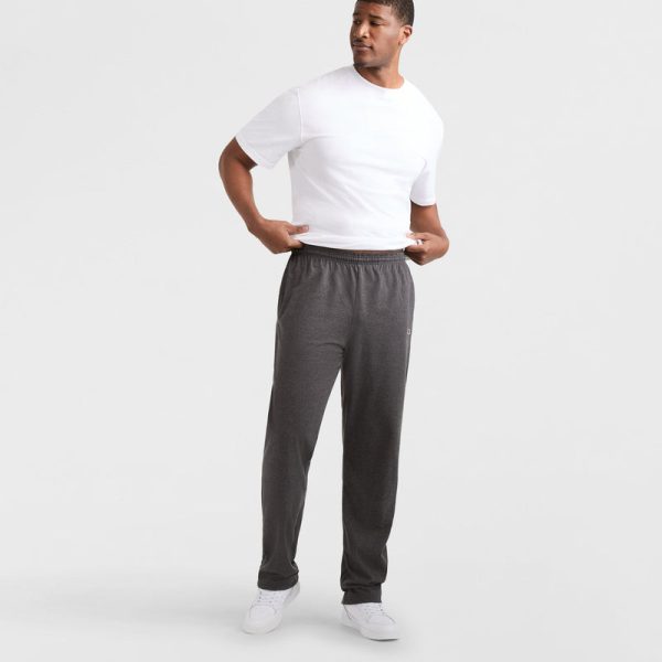 LIGHTWEIGHT LOUNGE PANTS, OPEN HEM, C LOGO - BIG & TALL - Image 4
