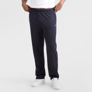 LIGHTWEIGHT LOUNGE PANTS, OPEN HEM, C LOGO - BIG & TALL