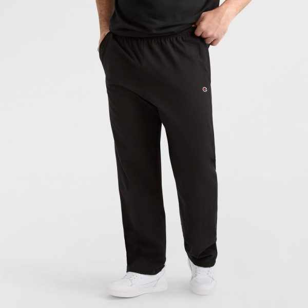 LIGHTWEIGHT LOUNGE PANTS, OPEN HEM, C LOGO - BIG & TALL