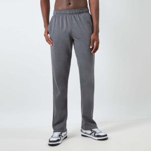LIGHTWEIGHT LOUNGE PANTS, OPEN HEM, C LOGO