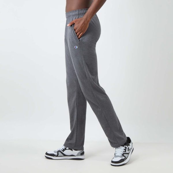 LIGHTWEIGHT LOUNGE PANTS, OPEN HEM, C LOGO - Image 2