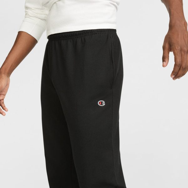 LIGHTWEIGHT LOUNGE PANTS, OPEN HEM, C LOGO - Image 3
