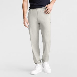LIGHTWEIGHT LOUNGE PANTS, CINCHED HEM, C LOGO
