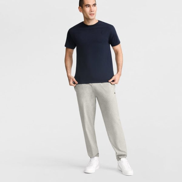 LIGHTWEIGHT LOUNGE PANTS, CINCHED HEM, C LOGO - Image 4