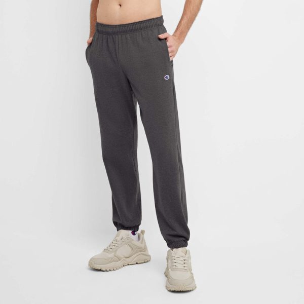 LIGHTWEIGHT LOUNGE PANTS, CINCHED HEM, C LOGO