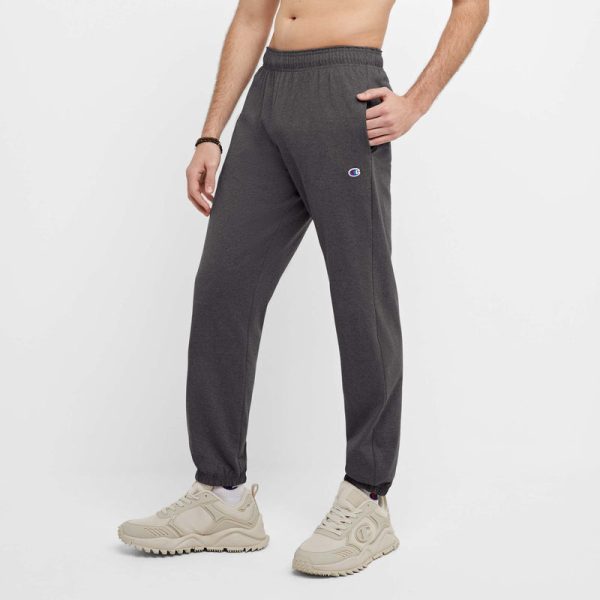 LIGHTWEIGHT LOUNGE PANTS, CINCHED HEM, C LOGO - Image 2