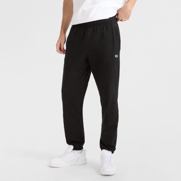 LIGHTWEIGHT LOUNGE PANTS, CINCHED HEM, C LOGO