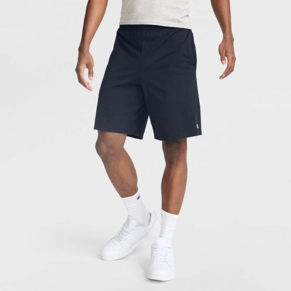 9" LIGHTWEIGHT LOUNGE SHORTS, C PATCH LOGO