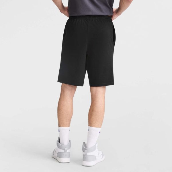 9" LIGHTWEIGHT LOUNGE SHORTS, C PATCH LOGO - Image 2