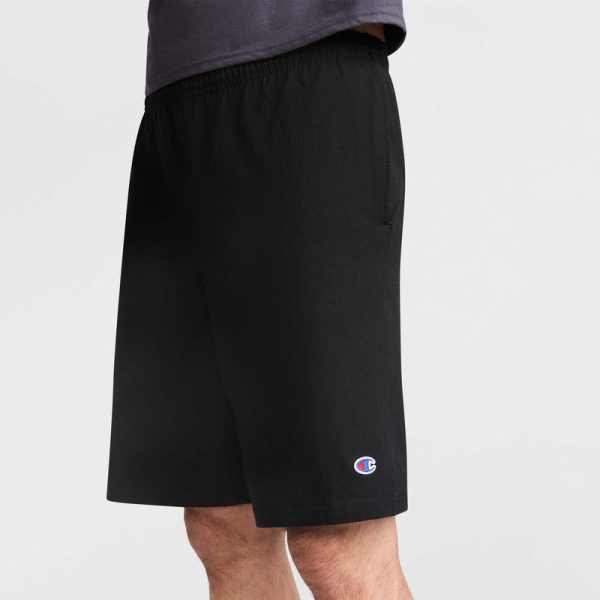 9" LIGHTWEIGHT LOUNGE SHORTS, C PATCH LOGO - Image 3