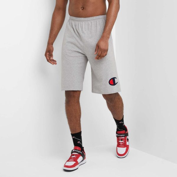 LIGHTWEIGHT LOUNGE SHORTS, GRAPHIC C LOGO - BIG & TALL