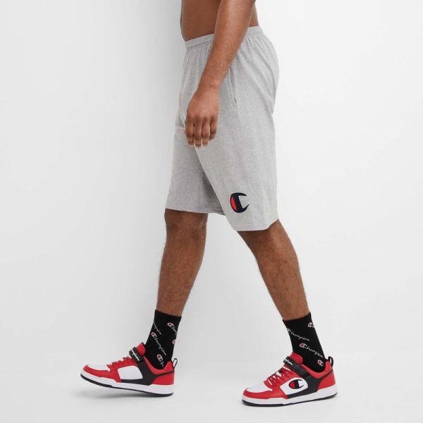 LIGHTWEIGHT LOUNGE SHORTS, GRAPHIC C LOGO - BIG & TALL - Image 2