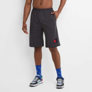 LIGHTWEIGHT LOUNGE SHORTS, GRAPHIC C LOGO - BIG & TALL
