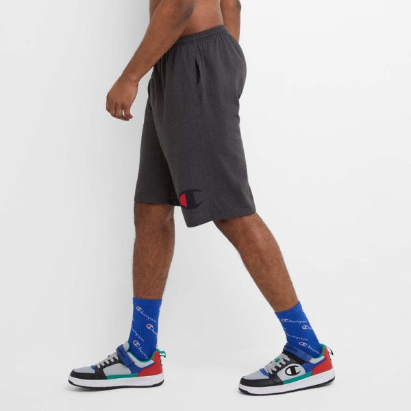 LIGHTWEIGHT LOUNGE SHORTS, GRAPHIC C LOGO - BIG & TALL - Image 2