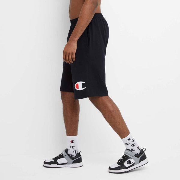 LIGHTWEIGHT LOUNGE SHORTS, GRAPHIC C LOGO - BIG & TALL - Image 2