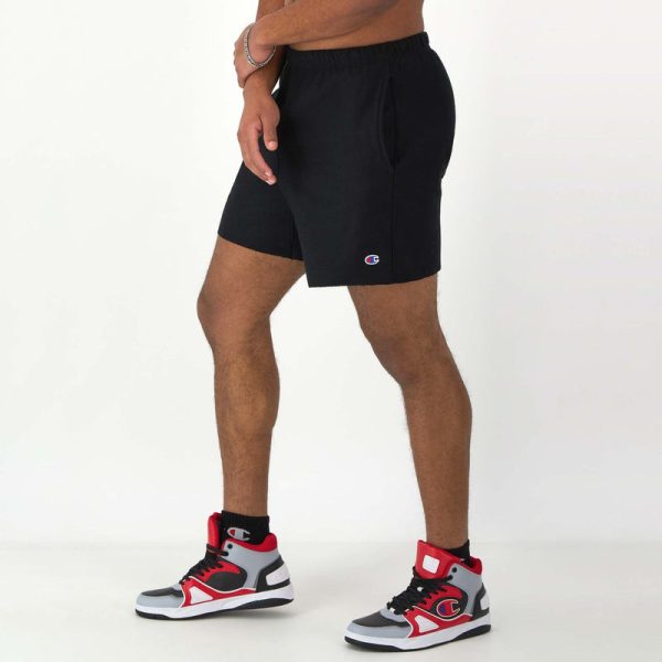 7" REVERSE WEAVE CUT-OFF SHORTS, C LOGO - Image 2