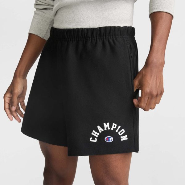 7" REVERSE WEAVE RELAY CUT OFF SHORTS, ARCH LOGO - Image 3