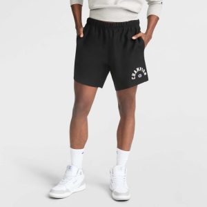 7" REVERSE WEAVE RELAY CUT OFF SHORTS, ARCH LOGO