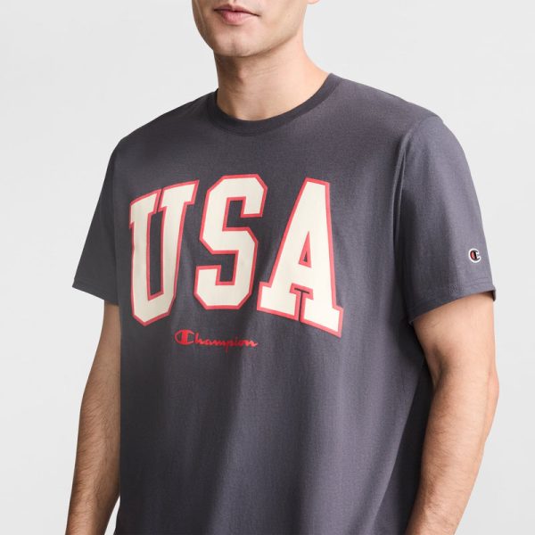 CLASSIC GRAPHIC T-SHIRT, USA BLOCK LOGO - Image 3