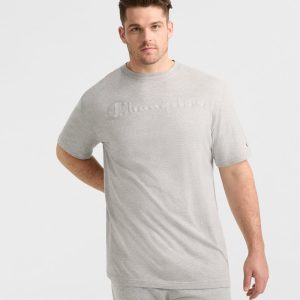 CLASSIC GRAPHIC T-SHIRT, TONAL SCRIPT LOGO - BIG & TALL