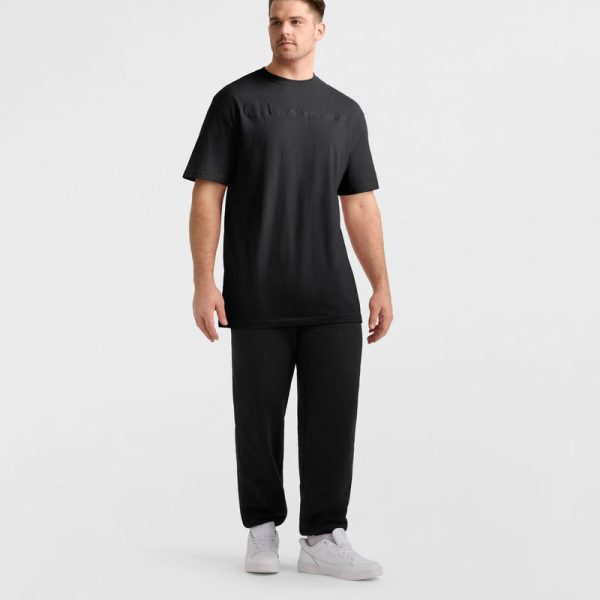 CLASSIC GRAPHIC T-SHIRT, TONAL SCRIPT LOGO - BIG & TALL - Image 4