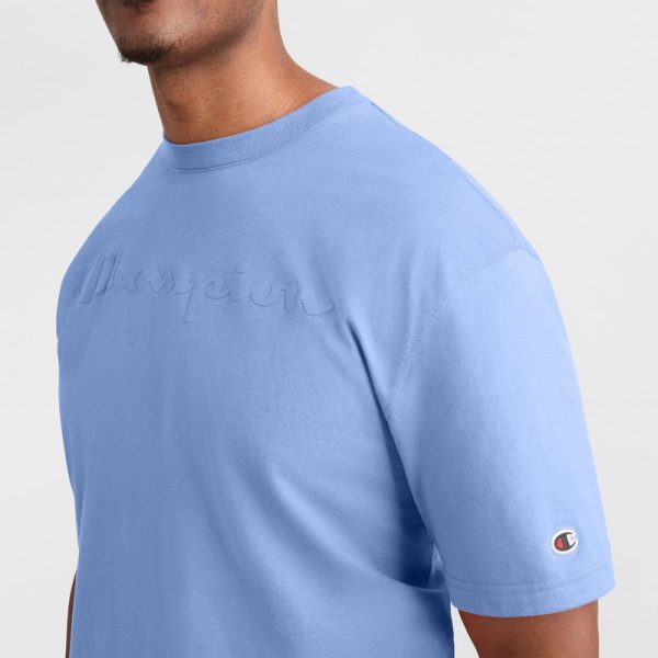 CLASSIC GRAPHIC T-SHIRT, TONAL SCRIPT LOGO - BIG & TALL - Image 3