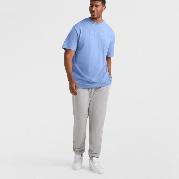 CLASSIC GRAPHIC T-SHIRT, TONAL SCRIPT LOGO - BIG & TALL - Image 4