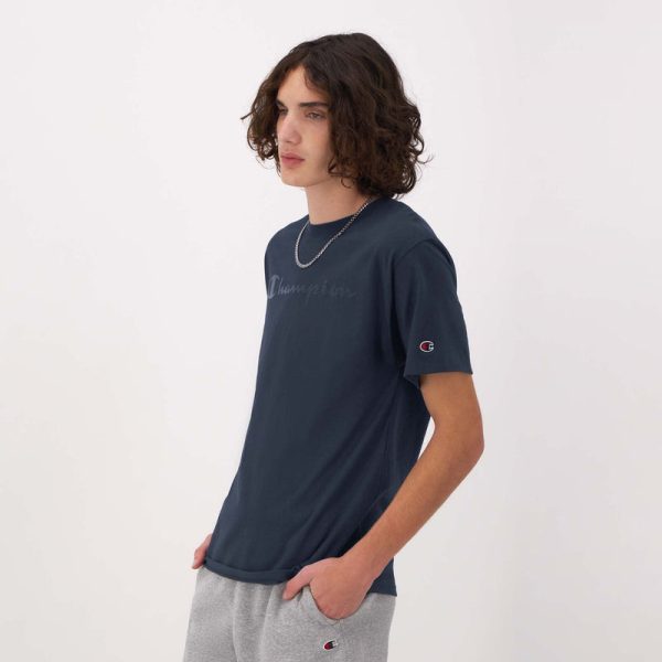 CLASSIC GRAPHIC T-SHIRT, TONAL SCRIPT LOGO - Image 2