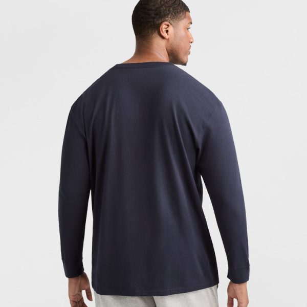 CLASSIC GRAPHIC LONG-SLEEVE T-SHIRT, SCRIPT LOGO - BIG & TALL - Image 2