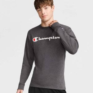 CLASSIC GRAPHIC LONG-SLEEVE T-SHIRT, SCRIPT LOGO