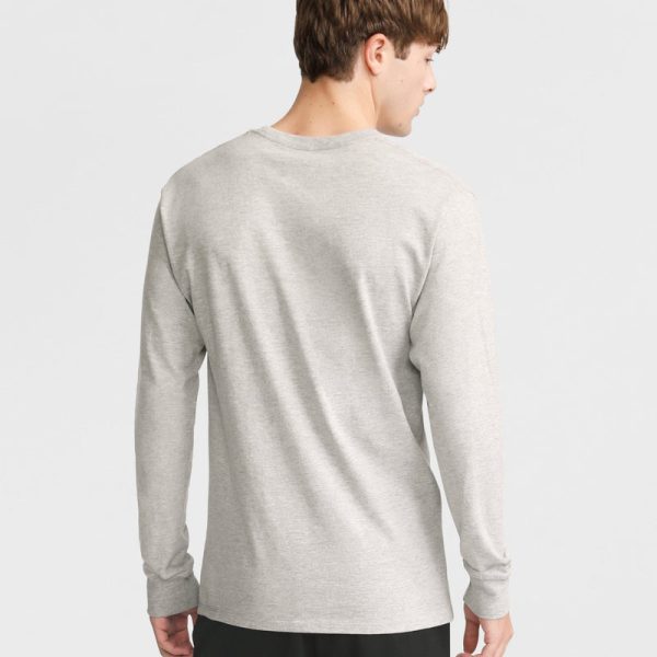 CLASSIC GRAPHIC LONG-SLEEVE T-SHIRT, SCRIPT LOGO - Image 2
