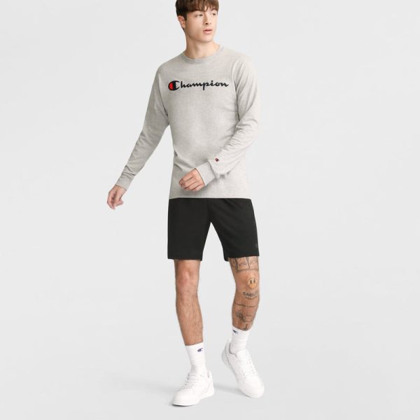 CLASSIC GRAPHIC LONG-SLEEVE T-SHIRT, SCRIPT LOGO - Image 5