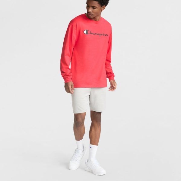 CLASSIC GRAPHIC LONG-SLEEVE T-SHIRT, SCRIPT LOGO - Image 4