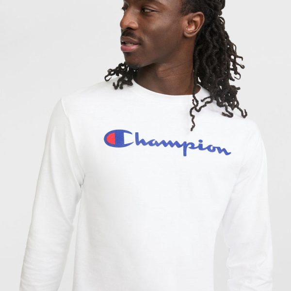 CLASSIC GRAPHIC LONG-SLEEVE T-SHIRT, SCRIPT LOGO - Image 2