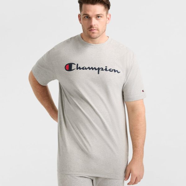 CLASSIC GRAPHIC T-SHIRT, SCRIPT LOGO - BIG & TALL