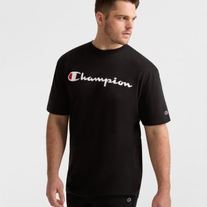 CLASSIC GRAPHIC T-SHIRT, SCRIPT LOGO - BIG & TALL