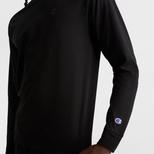 CLASSIC LONG SLEEVE T-SHIRT, EMBROIDERED C LOGO - Image 3