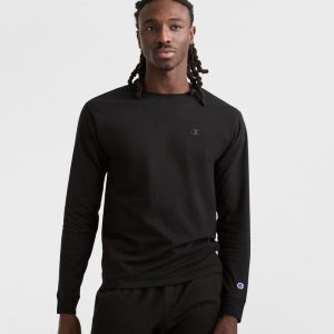 CLASSIC LONG SLEEVE T-SHIRT, EMBROIDERED C LOGO