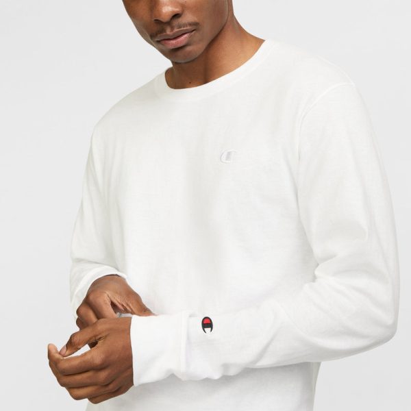 CLASSIC LONG SLEEVE T-SHIRT, EMBROIDERED C LOGO - Image 3