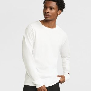 CLASSIC LONG SLEEVE T-SHIRT, EMBROIDERED C LOGO