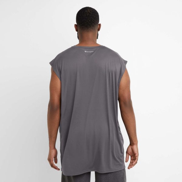 MUSCLE TANK, MOISTURE WICKING, C LOGO (BIG AND TALL) - Image 2