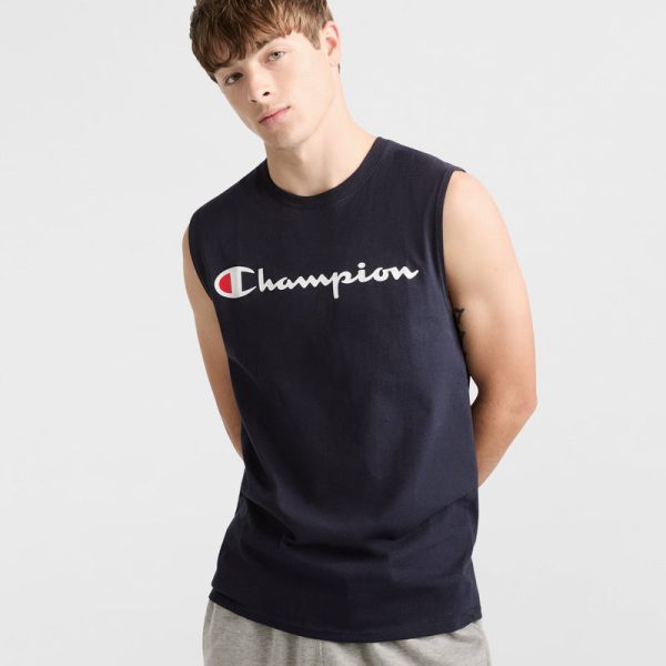 CLASSIC MUSCLE TANK, SCRIPT LOGO