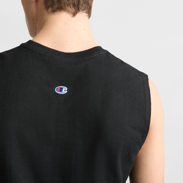CLASSIC GRAPHIC MUSCLE TANK, USA FLAG SCRIPT - Image 4