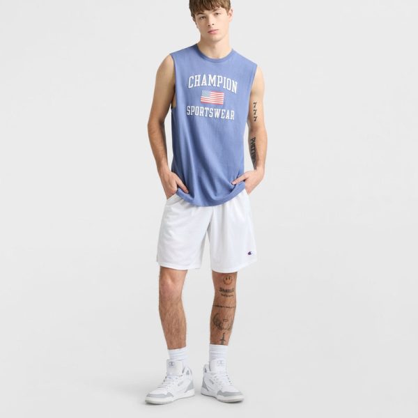 CLASSIC GRAPHIC MUSCLE TANK, USA SPORTSWEAR - Image 5